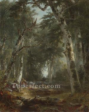 森の中の風景 アッシャー・ブラウン・デュランド油絵